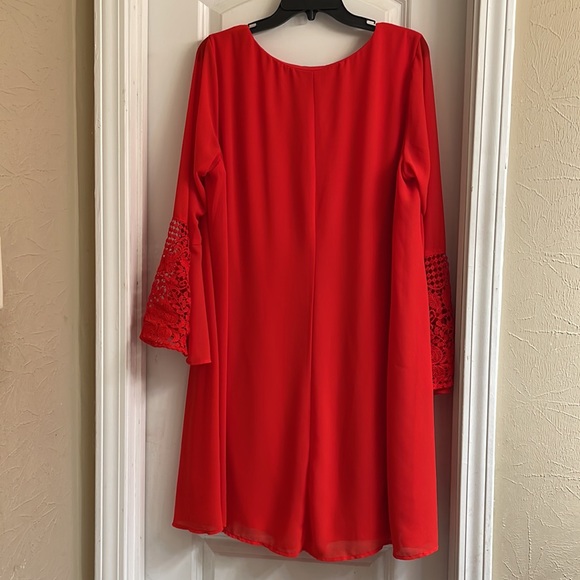 ♻️ My Michelle Red Crochet Dress size 1x - Picture 3 of 9